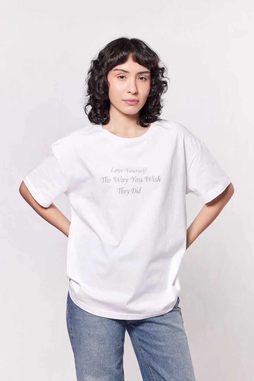 Футболка Selfie, размер L, белый — фото 1