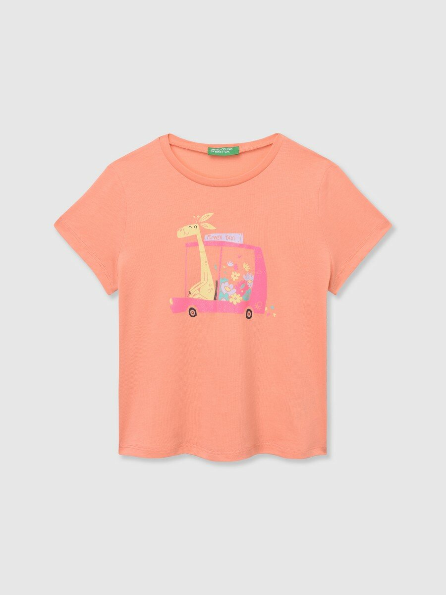 Футболка UNITED COLORS OF BENETTON, размер 82, синий