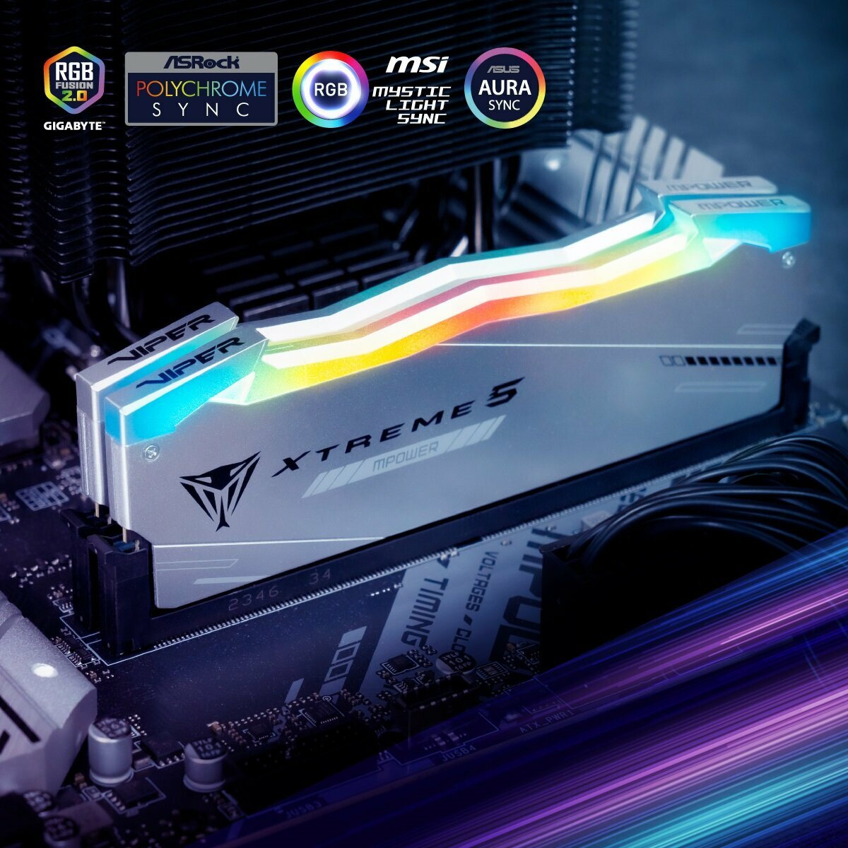Оперативная память Patriot Viper Xtreme 5 PVXR548G64C32KM DDR5 - 2x 24ГБ 6400МГц, DIMM, Ret — фото 1