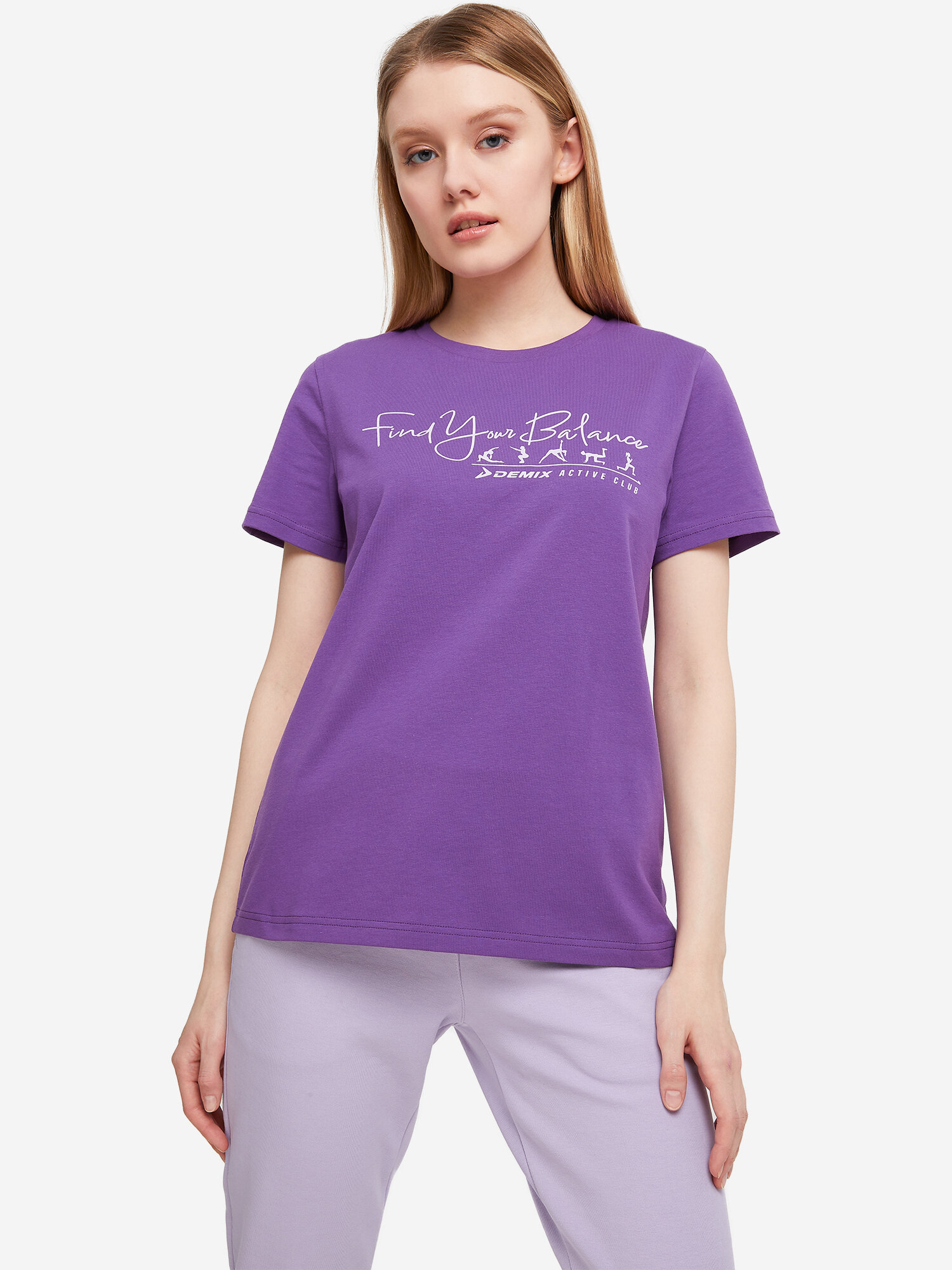 Футболка спортивная Demix W Folded Graphic T-shirt (Short Sleeve)