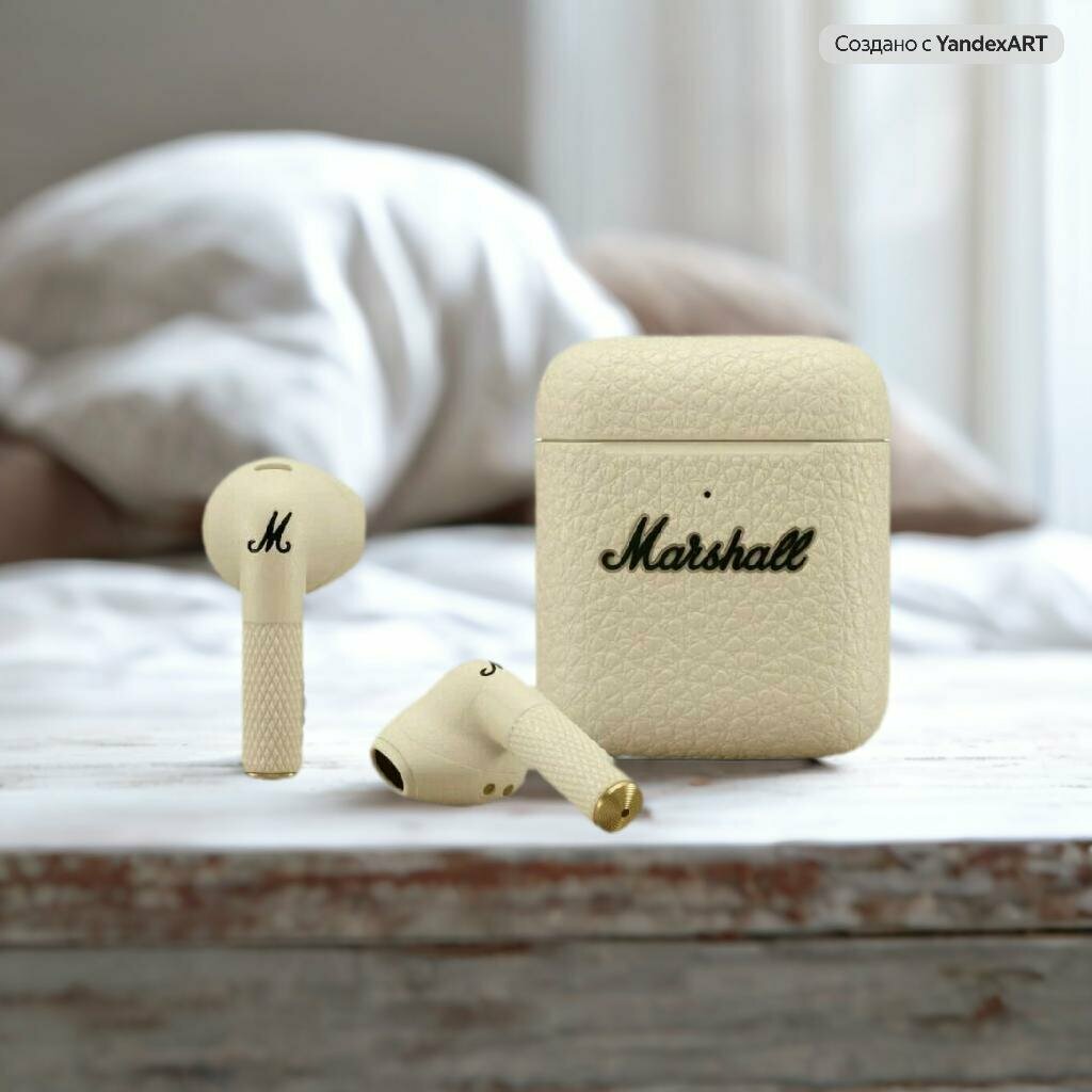 Беспроводные наушники Marshall Minor 4 Cream , Bluetooth 5.2