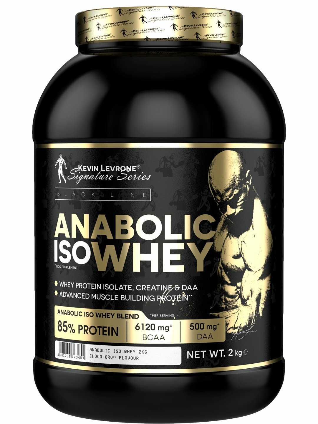 Изолят сывороточного протеина Kevin Levrone Anabolic Iso Whey 2 кг со вкусом кофе со сливками