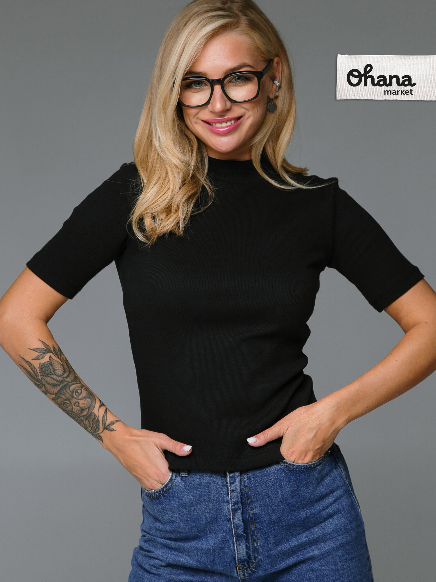 Водолазка Ohana market с коротким рукавом
