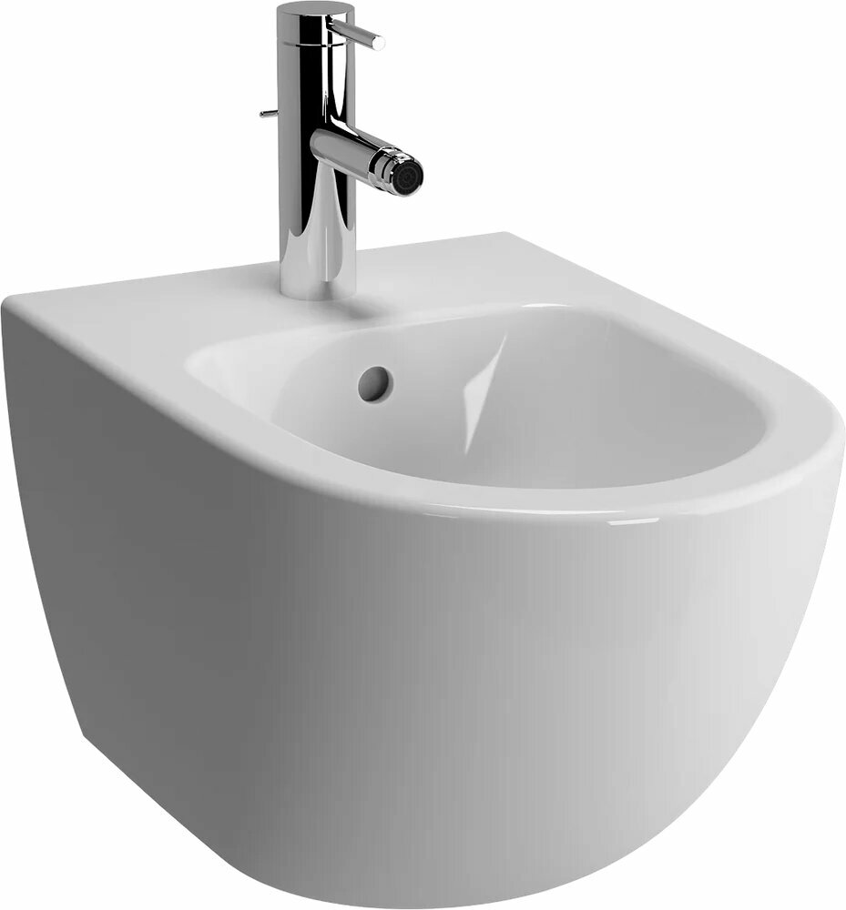 Биде подвесное VitrA Sento 4338B003-1046 глянцевое белое