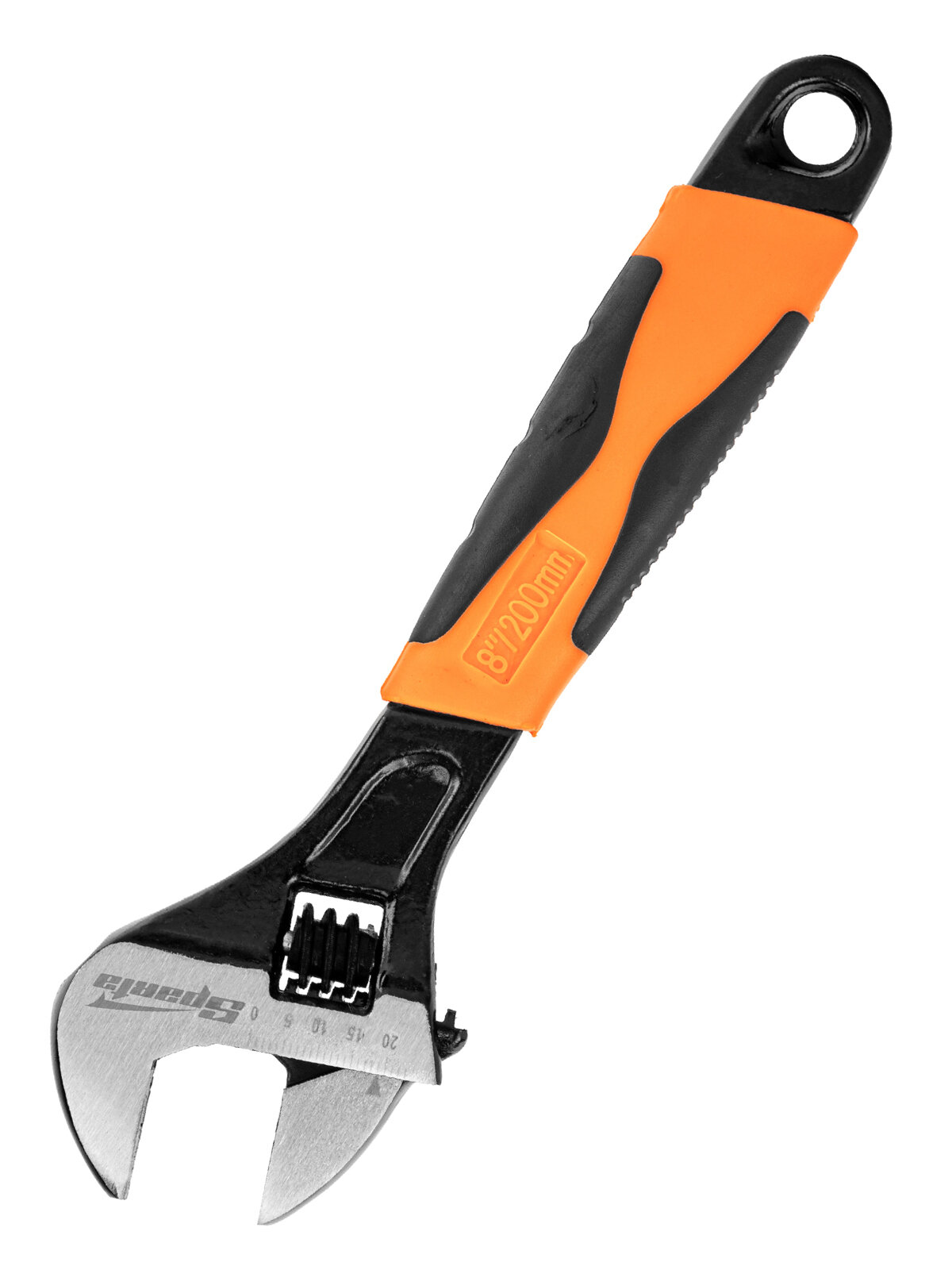 Ключ разводной сантехнический Sparta 25 мм макс. раскрытие и 200 мм длина углеродистая сталь 15542