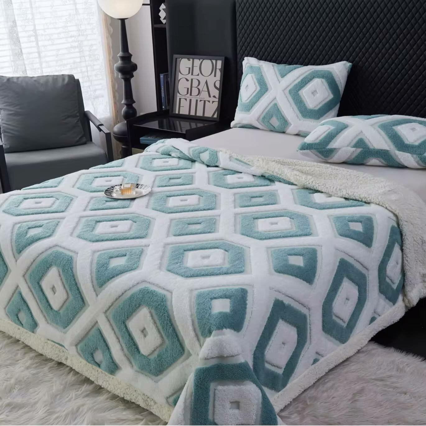 Флисовое одеяло, двухслойный плед, плотный плед, флис, зимний плед, одеяло, покрывало