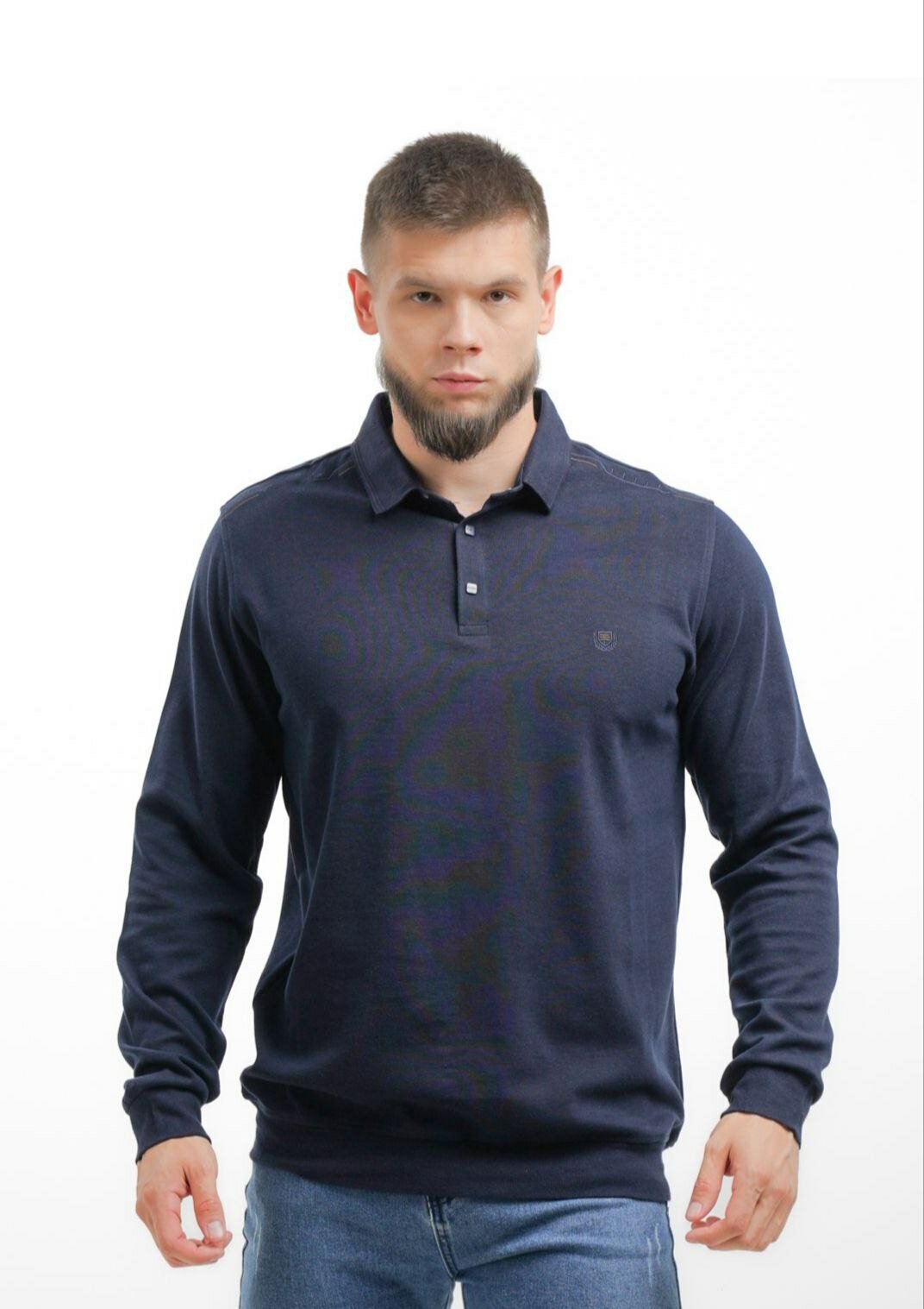 Поло, 1 шт., размер 54, синий 2 — фото 1