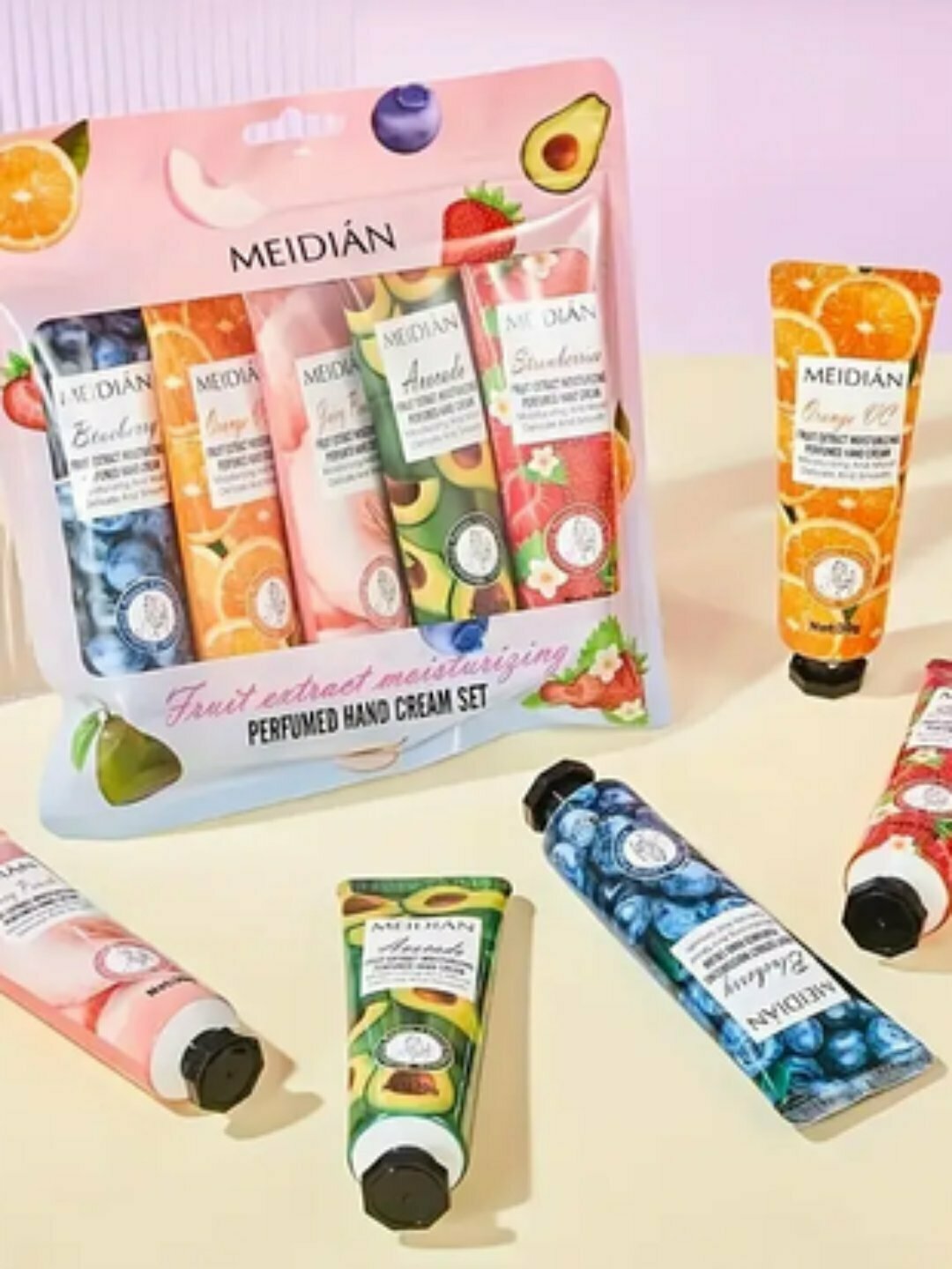 Набор увлажняющих кремов для рук, 5 шт. Крем делает кожу рук мягкой, гладкой и ухоженной. Подходит и для личного .