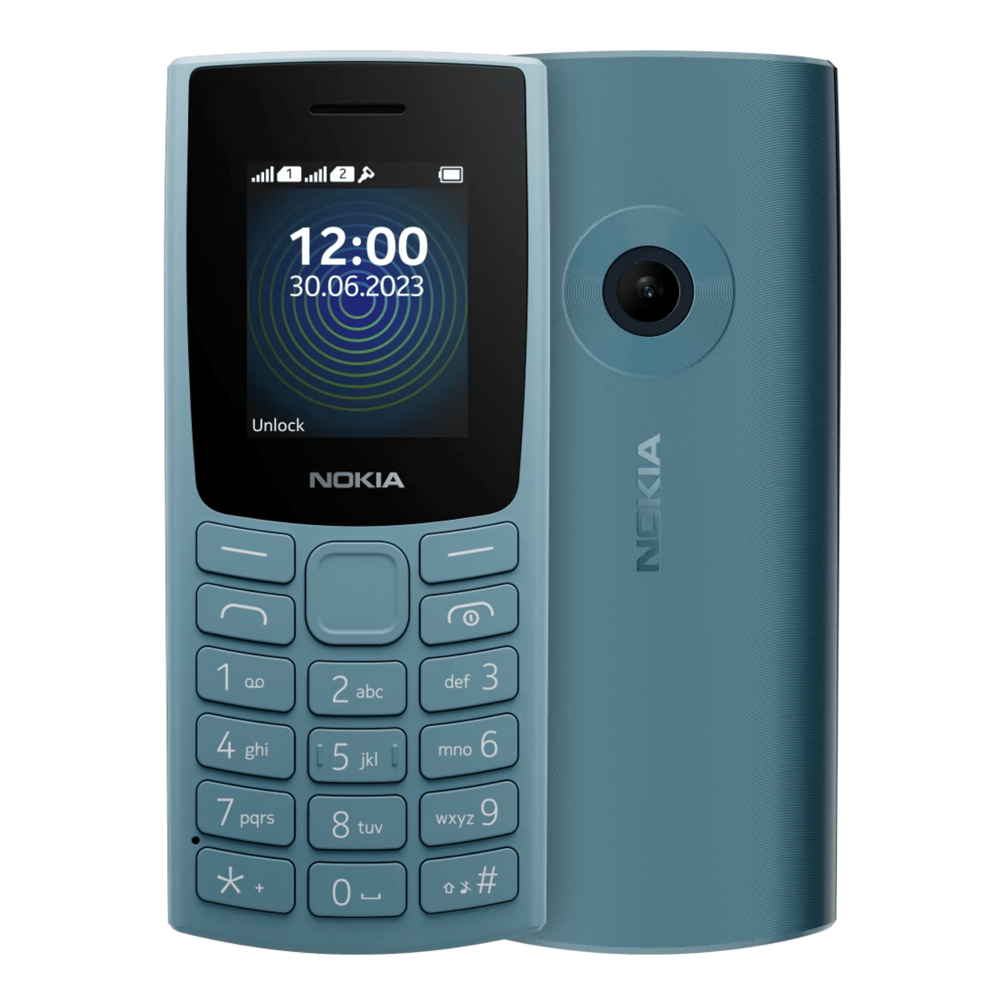 Телефон Nokia 110 4G DS 2023, 2 SIM, серый
