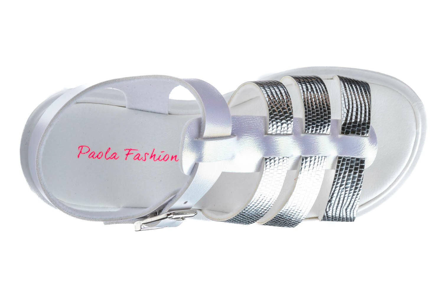 Босоножки Pablosky, размер 33, серебристый — фото 1