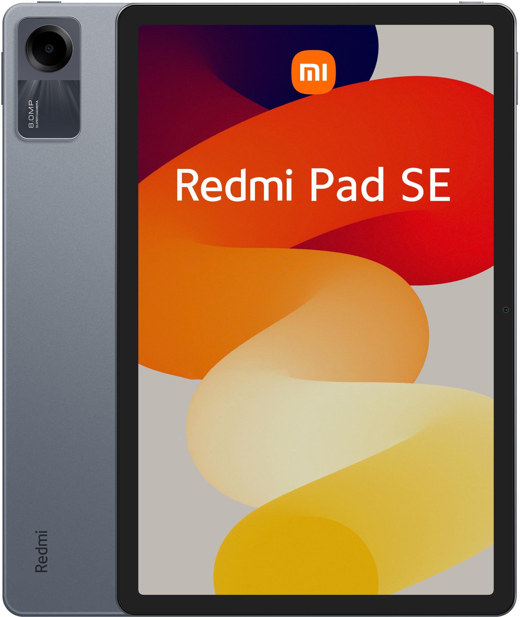 11" Планшет Xiaomi Redmi Pad SE (2023), RU, 8/256 ГБ, Wi-Fi, Android 13, графитовый серый