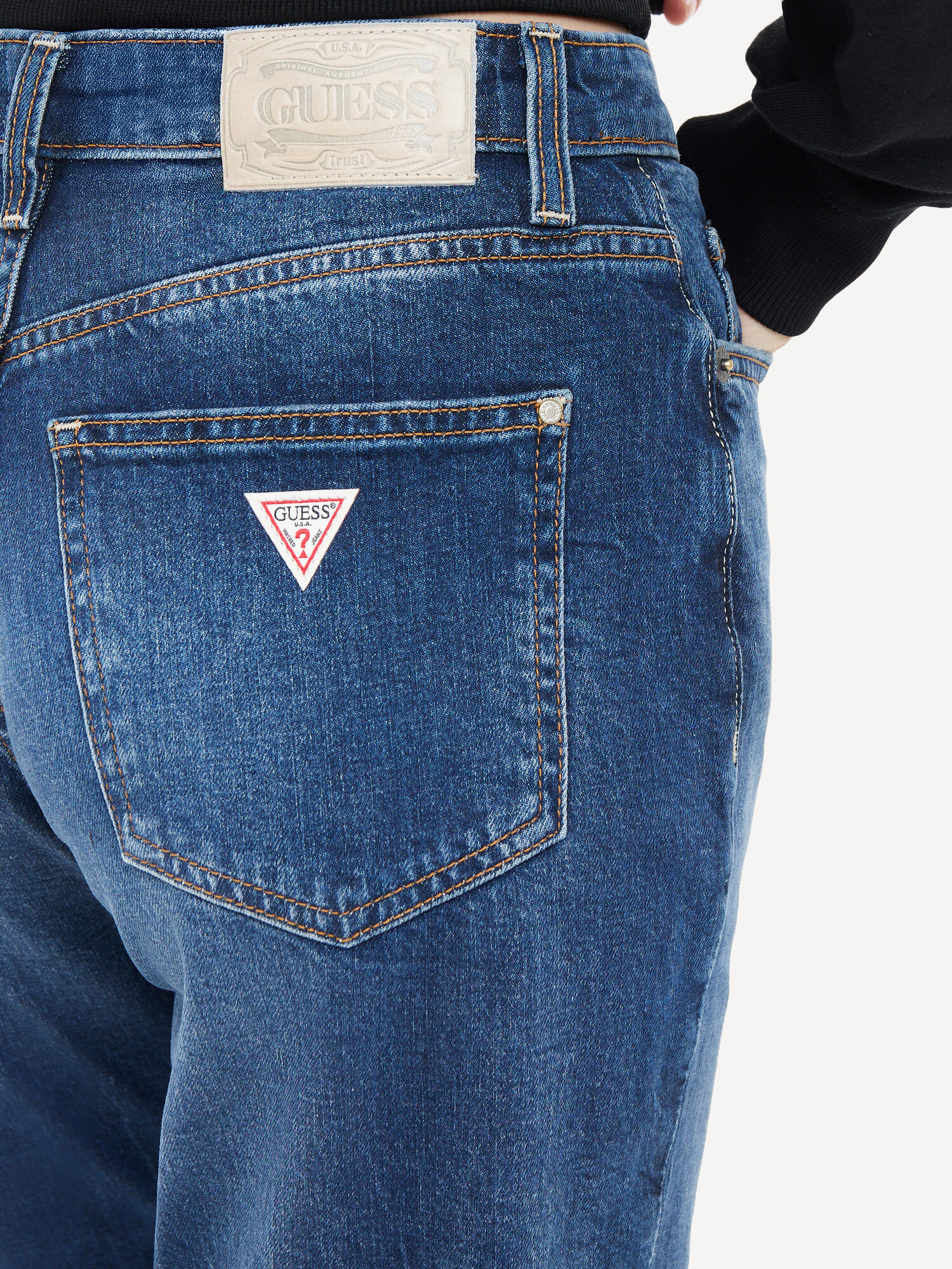 Джинсы GUESS, размер 30/33 JEAN, синий — фото 1