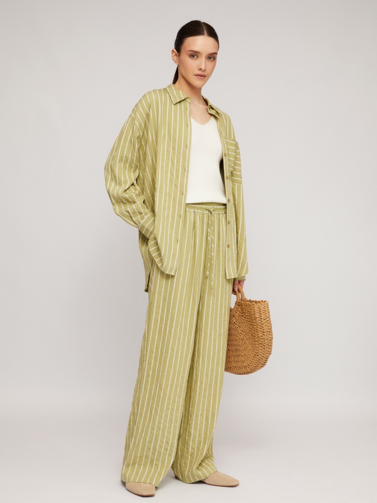 Брюки трубы Zolla