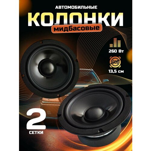 Динамики автомобильные 13 см мидбас 404000₽