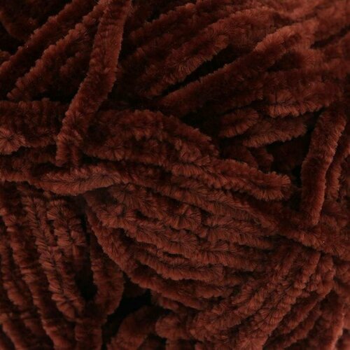 Пряжа для вязания 100 микрополиэстер 170м100г 852 шоколад 802₽