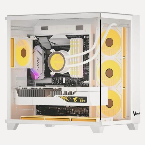 Изображение товара Корпус ATX Formula Crystal Z9, Midi-Tower, без БП, белый [crystal z9 w]