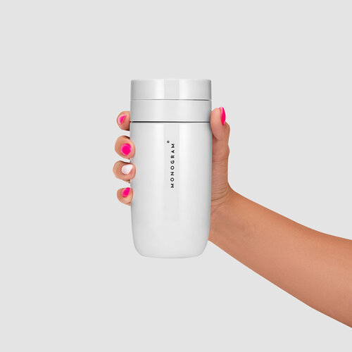 Термокружка Monogram 202 белая в подарочной упаковке 355 мл 4986₽