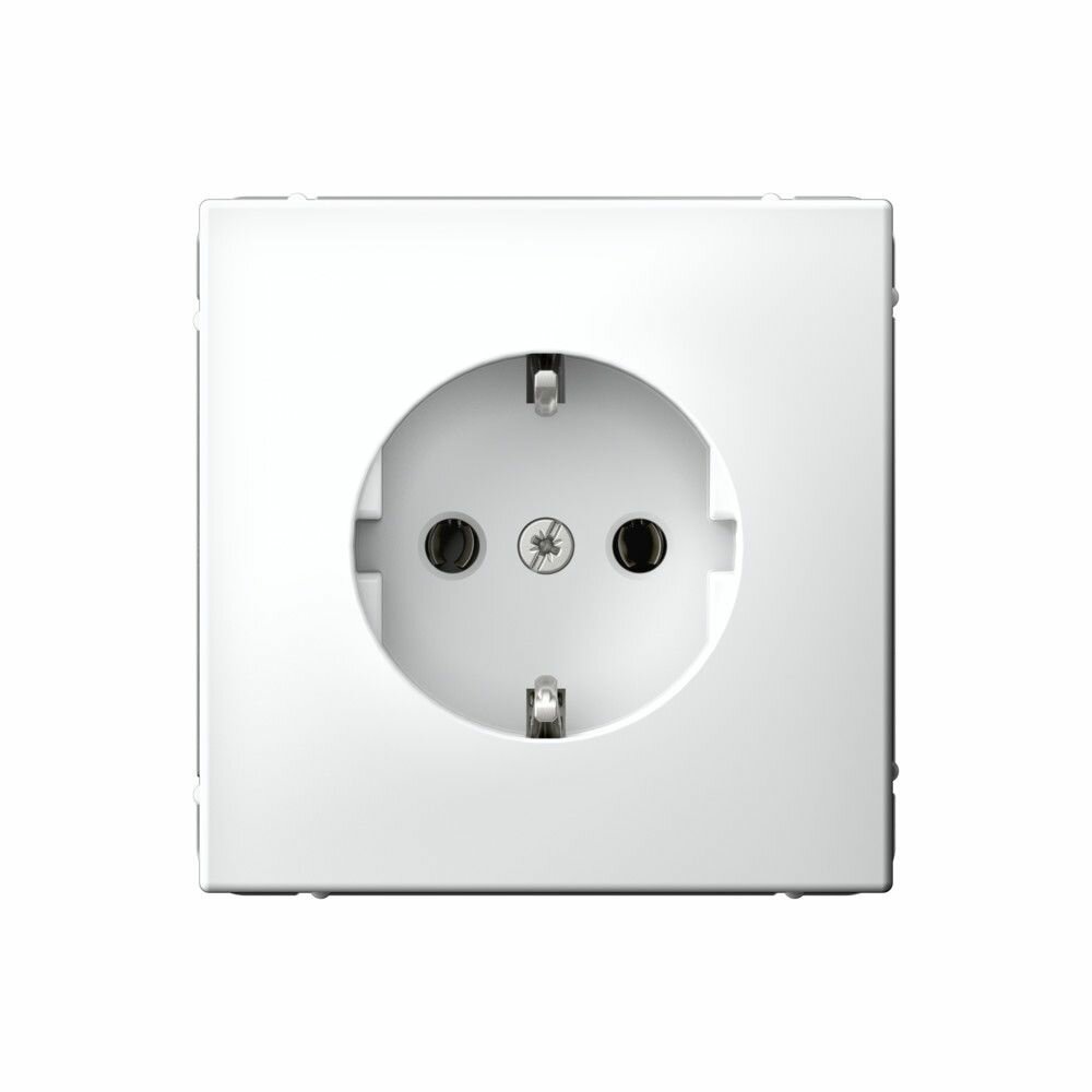 фото Розетка Systeme Electric ArtGallery, с заземлением, механизм, песочный, GAL001243