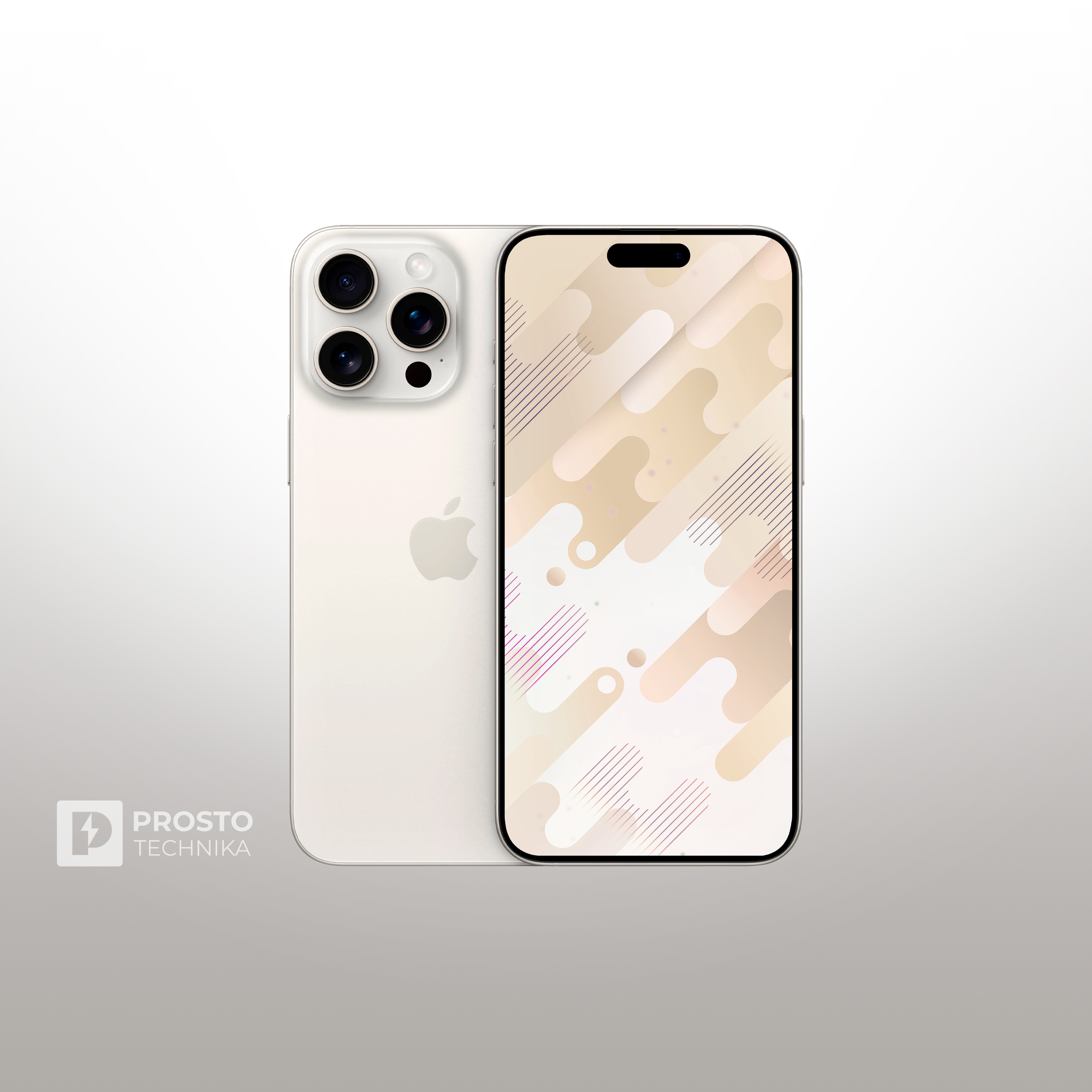 Смартфон Apple iPhone 15 Pro Max 256 ГБ, Dual: nano SIM + eSIM, белый титан