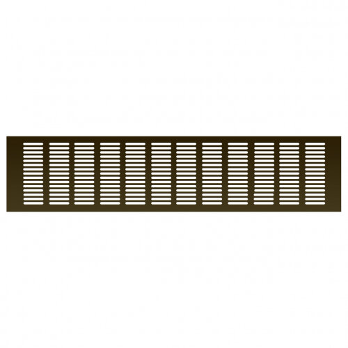 Решетка вентиляционная Благовест 120x500mm 1 шт бронза