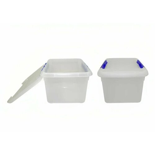 MGprof Контейнер для продуктов 80 л 302316 см с ручкой с синим зажимом 515₽