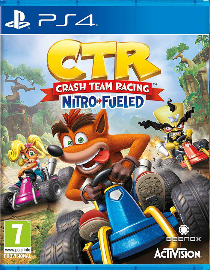 Игра Crash Team Racing: Nitro-Fueled (PS4) б/у, Полностью Английский