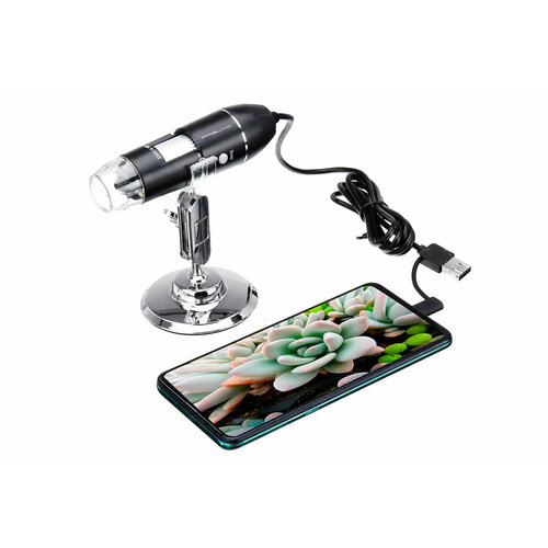 Микроскоп цифровой Орбита OT-INL91 на подставке увеличение 1600X 1297 см 1900₽