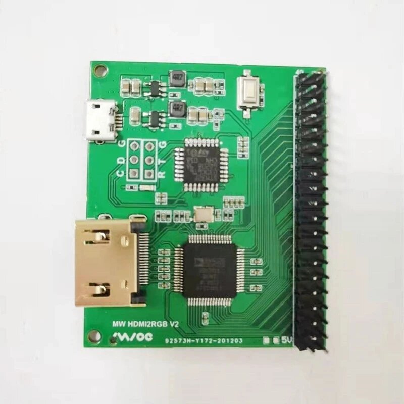 ADV7611 плата HDMI на RGB, BT656, BT1120 для Raspberry Pi, With downloader