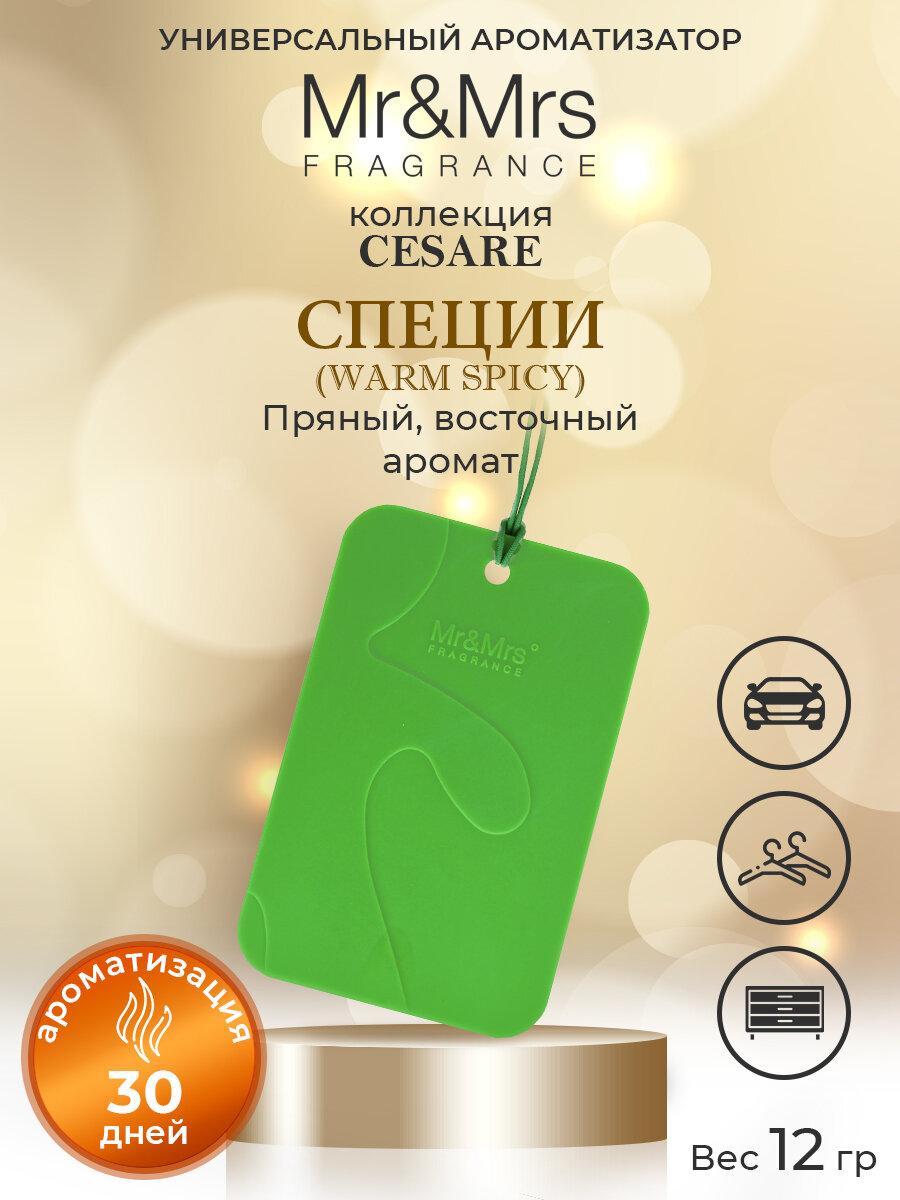 Саше для белья Mr&Mrs Fragrance Cesare 