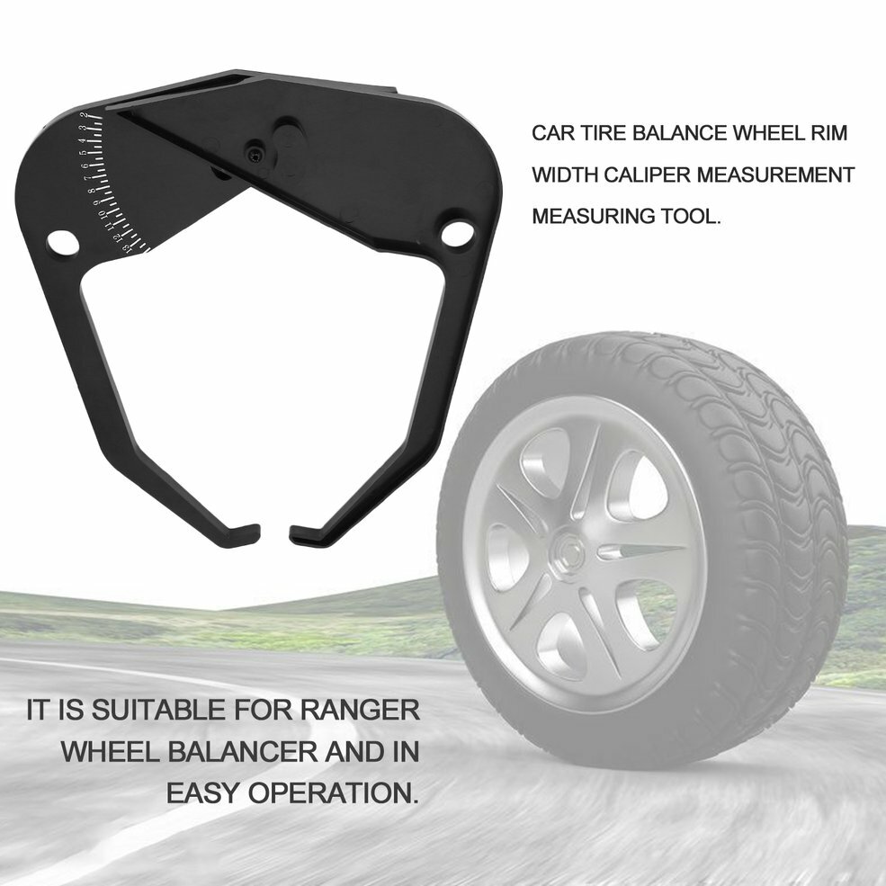 Изображение Балансировочный прибор Ranger Wheel Tire Balancer Rim Width Caliper Measure Tool - черный