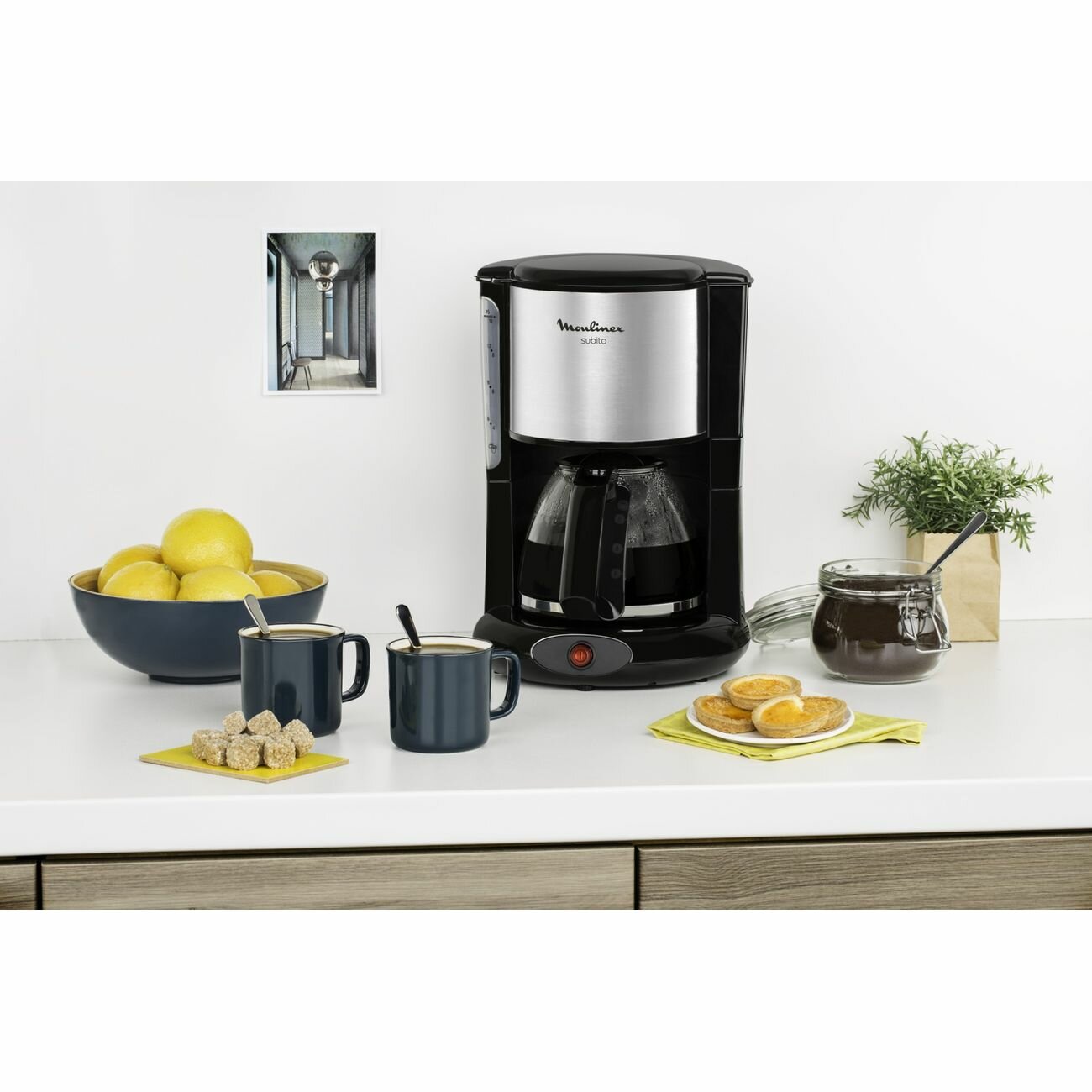 Кофеварка Moulinex FG360830 капельная 1000Вт 1.25л черный - фото №8