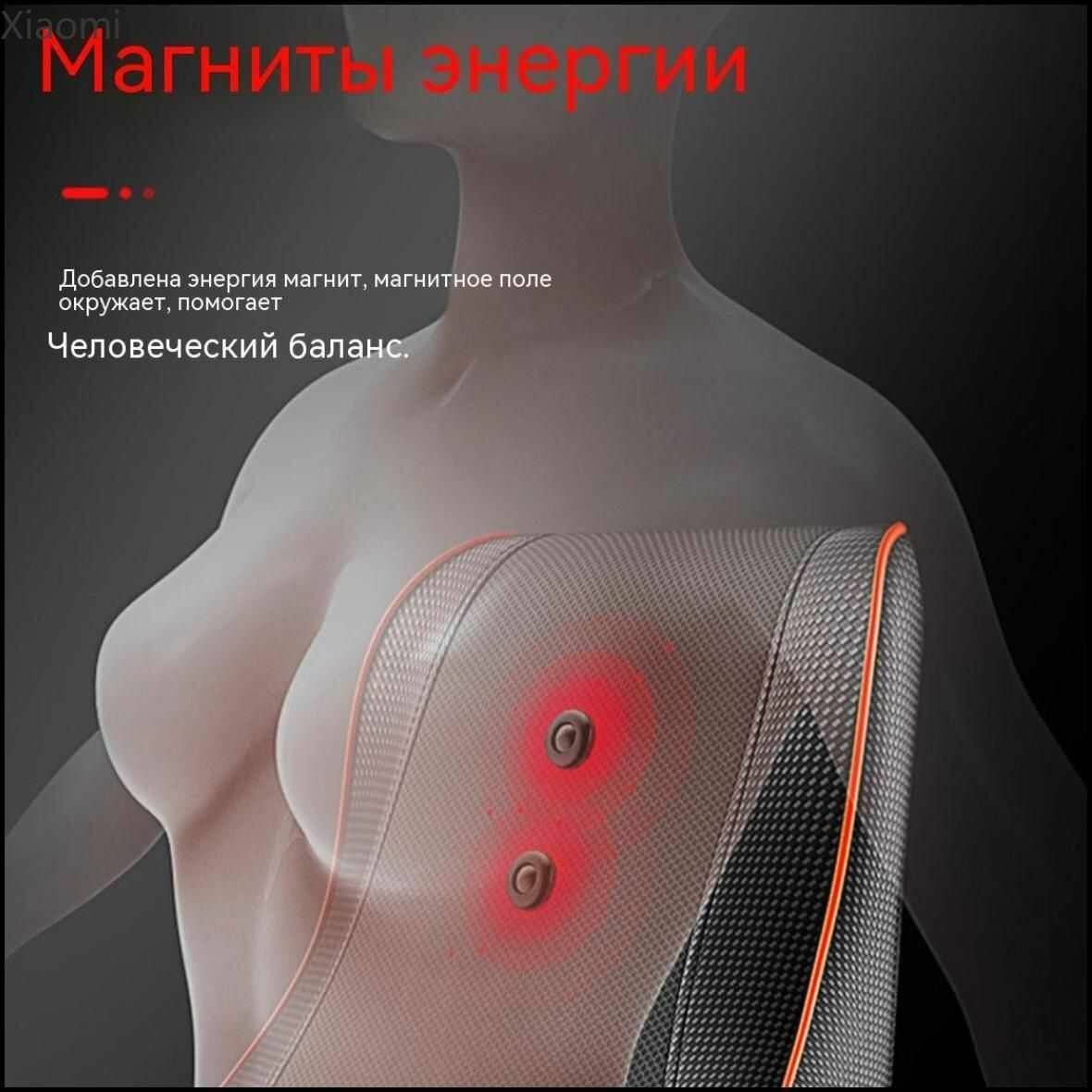 Изображение Xiaomi Массажная подушка, массажер для шеи и плеч/Офис и автомобиль