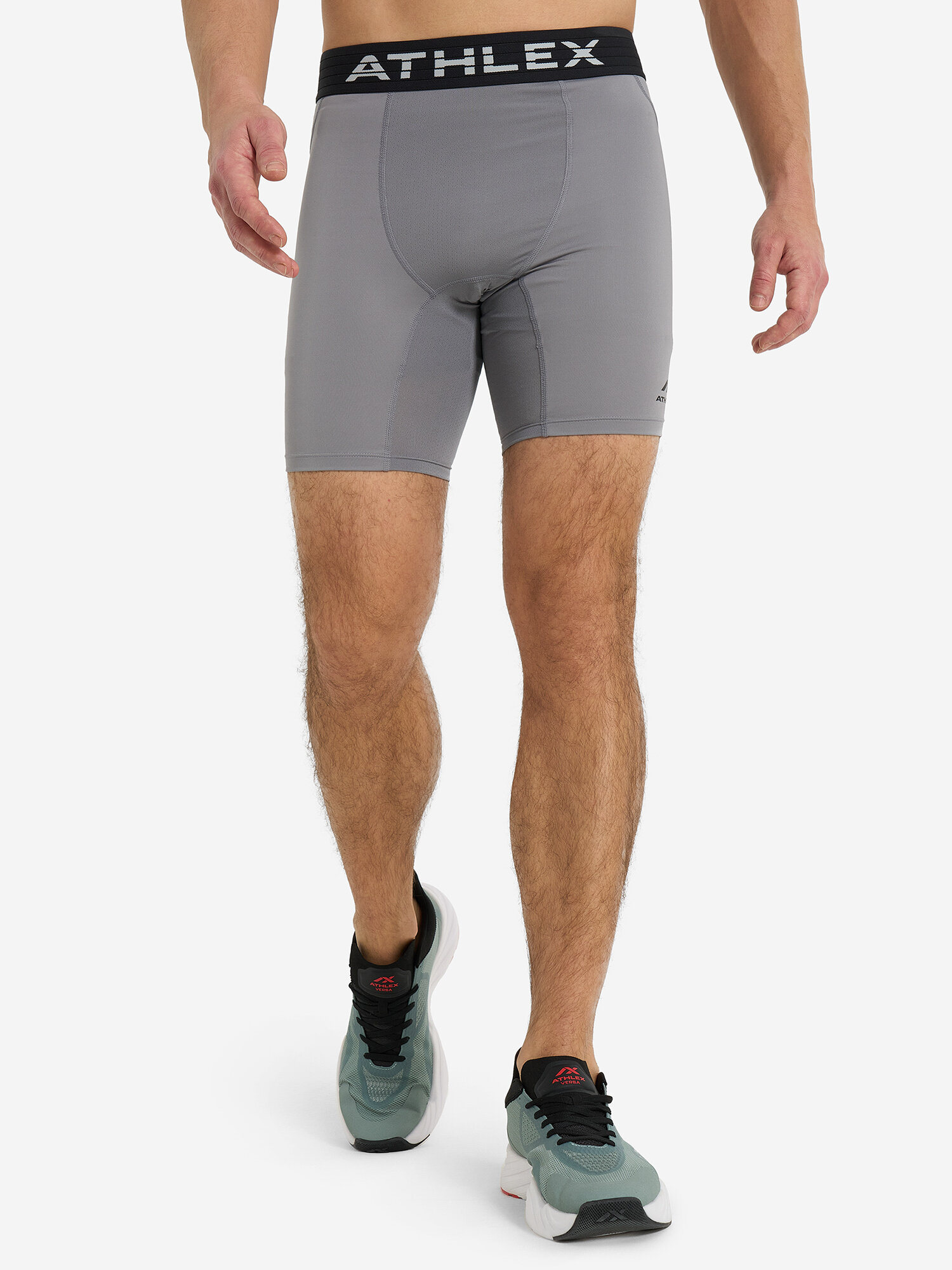 Шорты ATHLEX, размер 52, серый