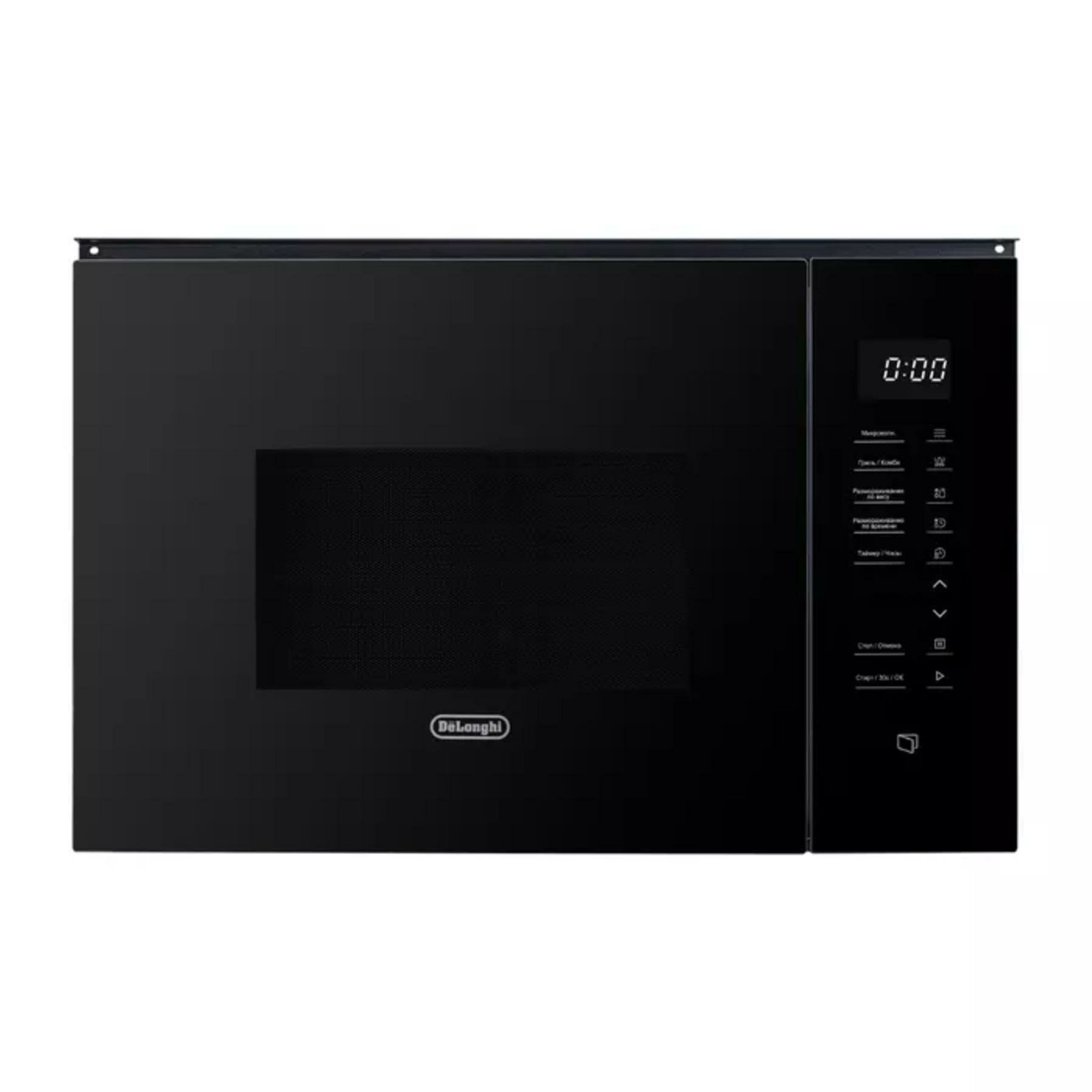 Встраиваемая микроволновая печь DeLonghi DMO 25NB ROMA черная
