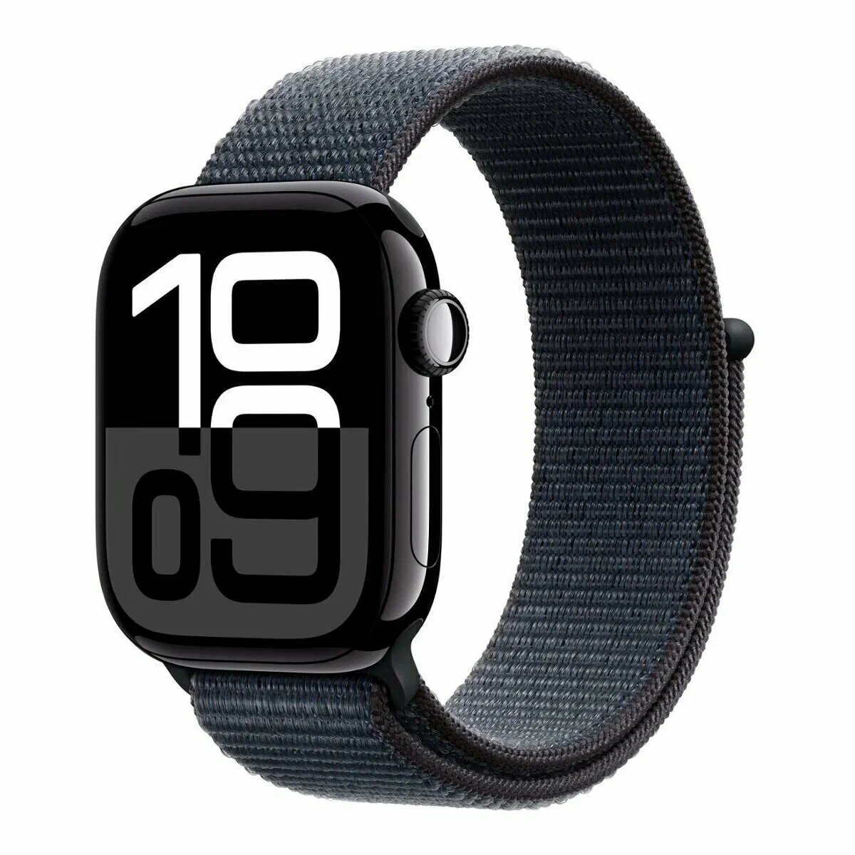 Смарт часы Apple Watch Series 10 42 мм Aluminium Case GPS, Jet Black, Sport Loop