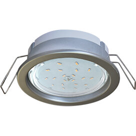 Ecola GX53-PD светильник глубокий легкий Серебро 31x95 FS53PDECC