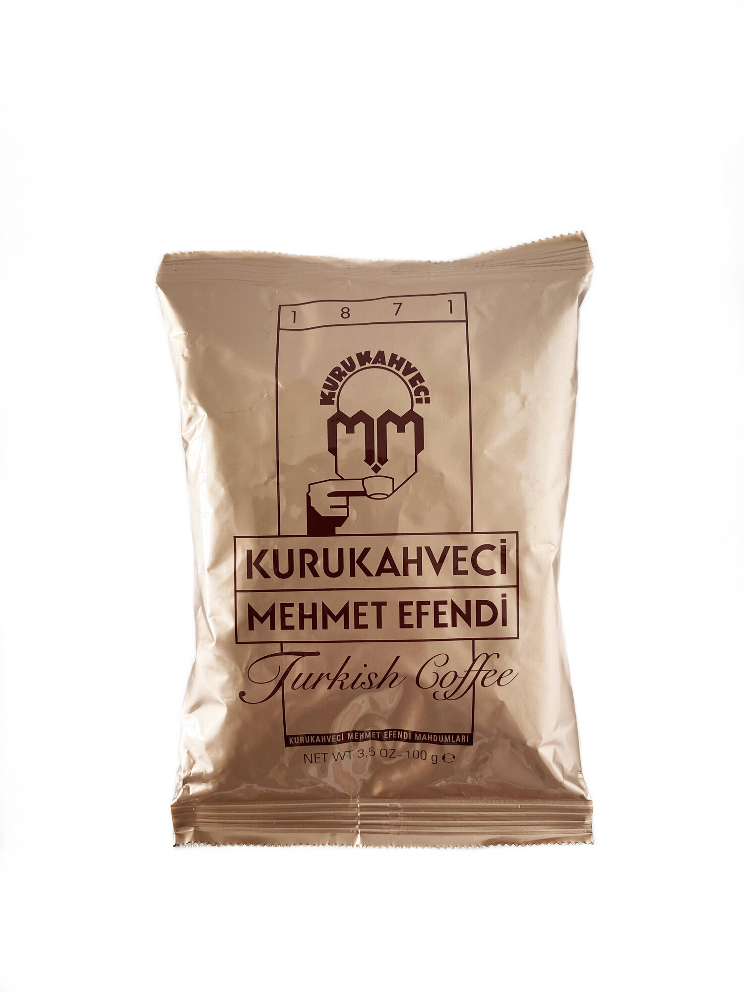 Кофе Kurukahveci Mehmeth Efendi, молотый, арабика, Турция, 100г 1уп