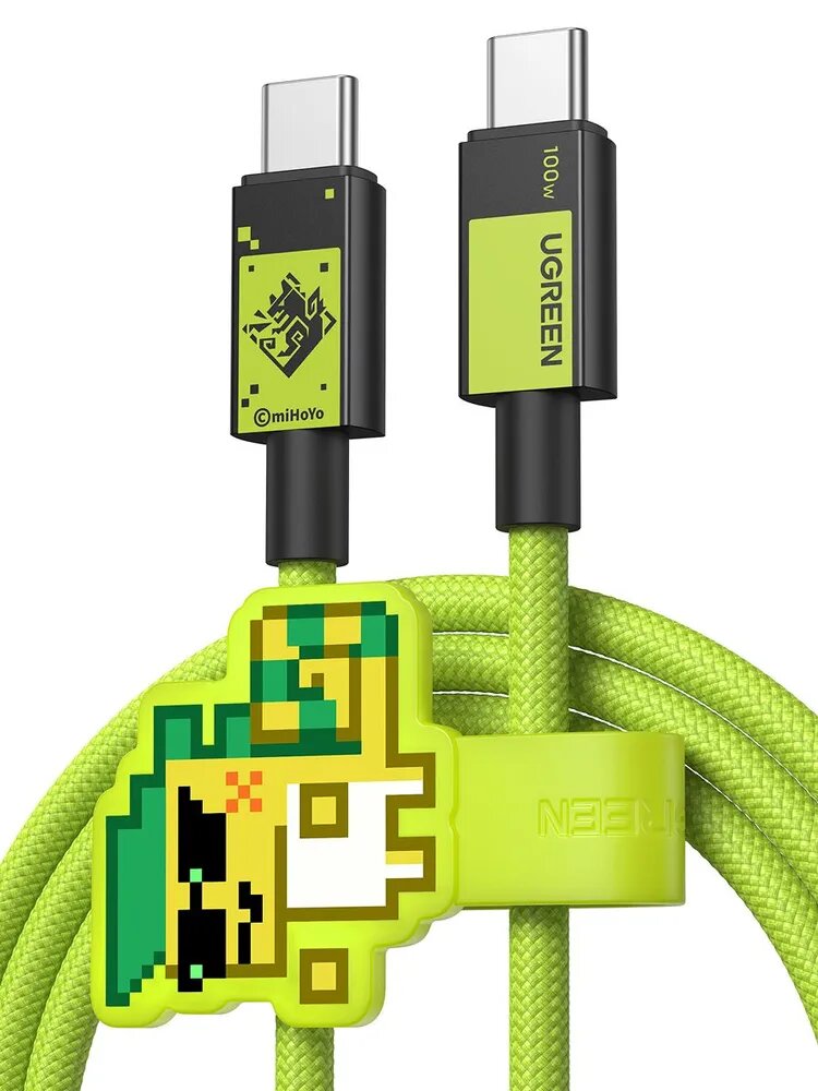 Ugreen L512 Genshin Impact Edition black usb кабель type c type c 5a 1m