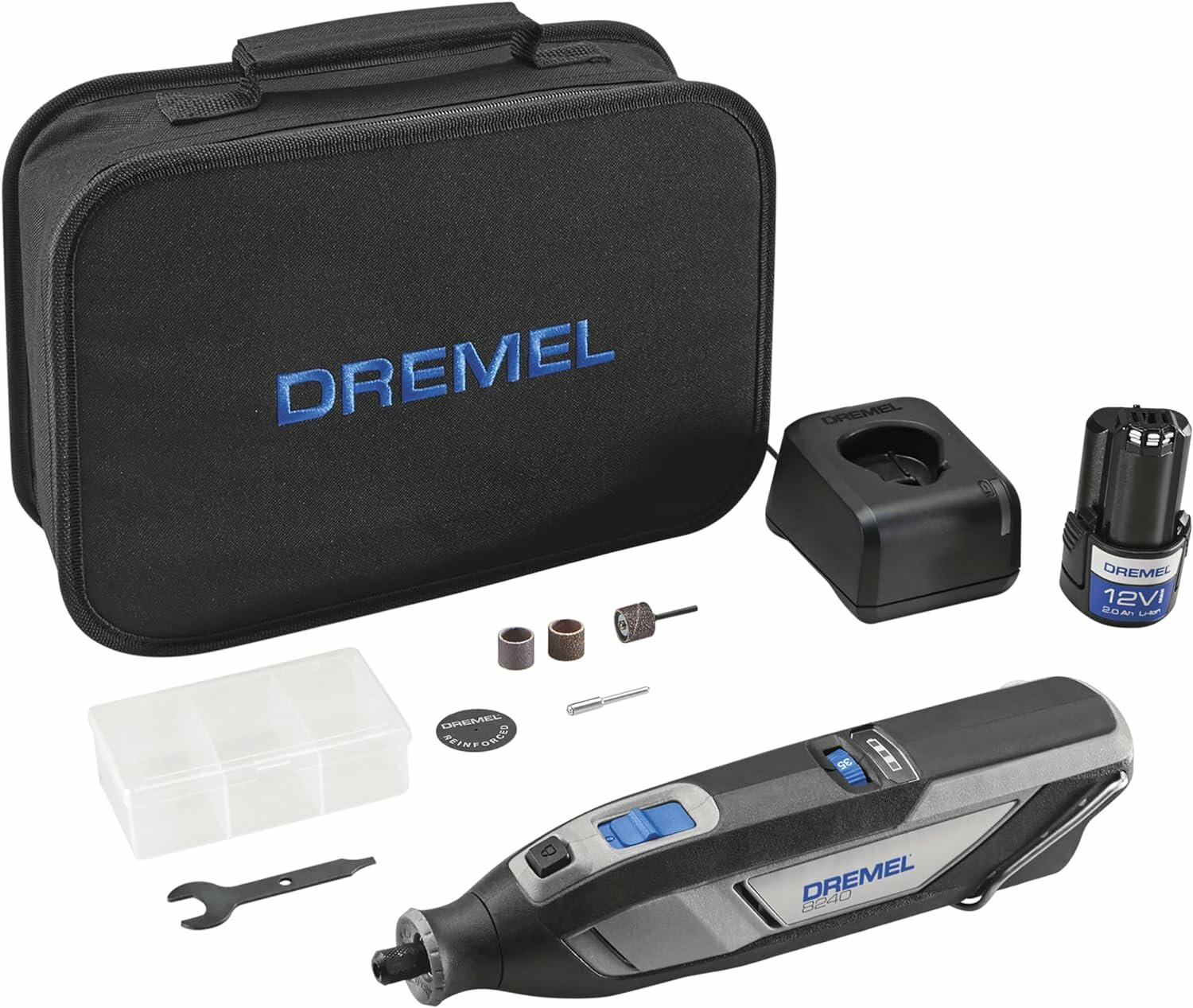 Шлифовальная машина радио Dremel 8240N-5 профессиональная 12В 35000об/мин