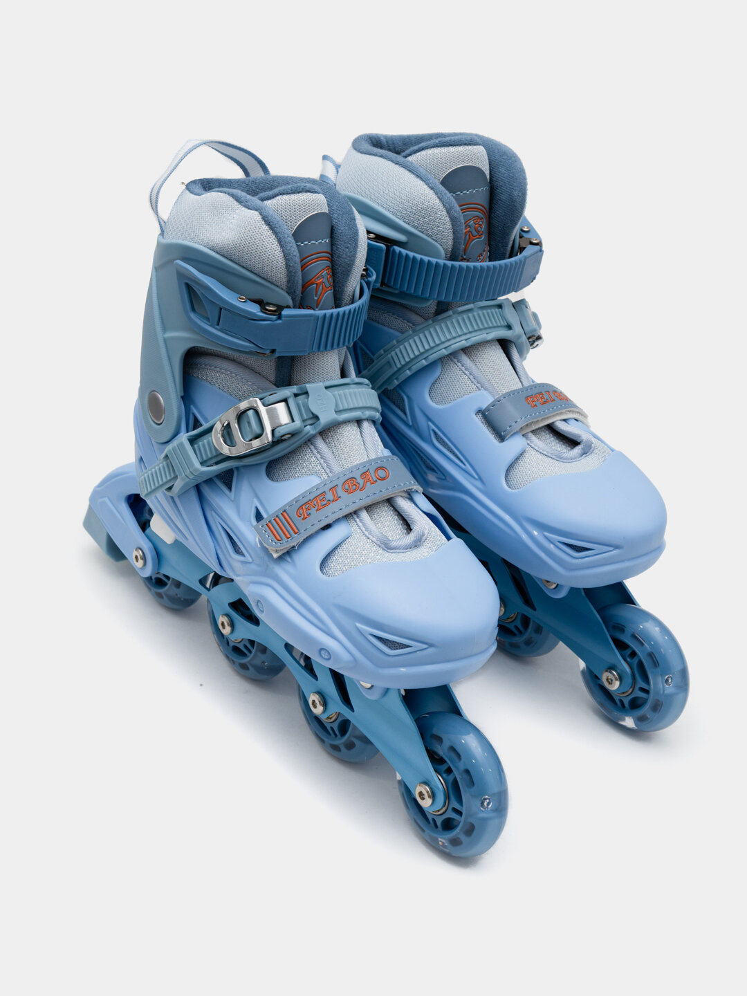 Роликовые коньки General Fitness, для девочек/мальчиков/взрослых, с тормозом — фото 1