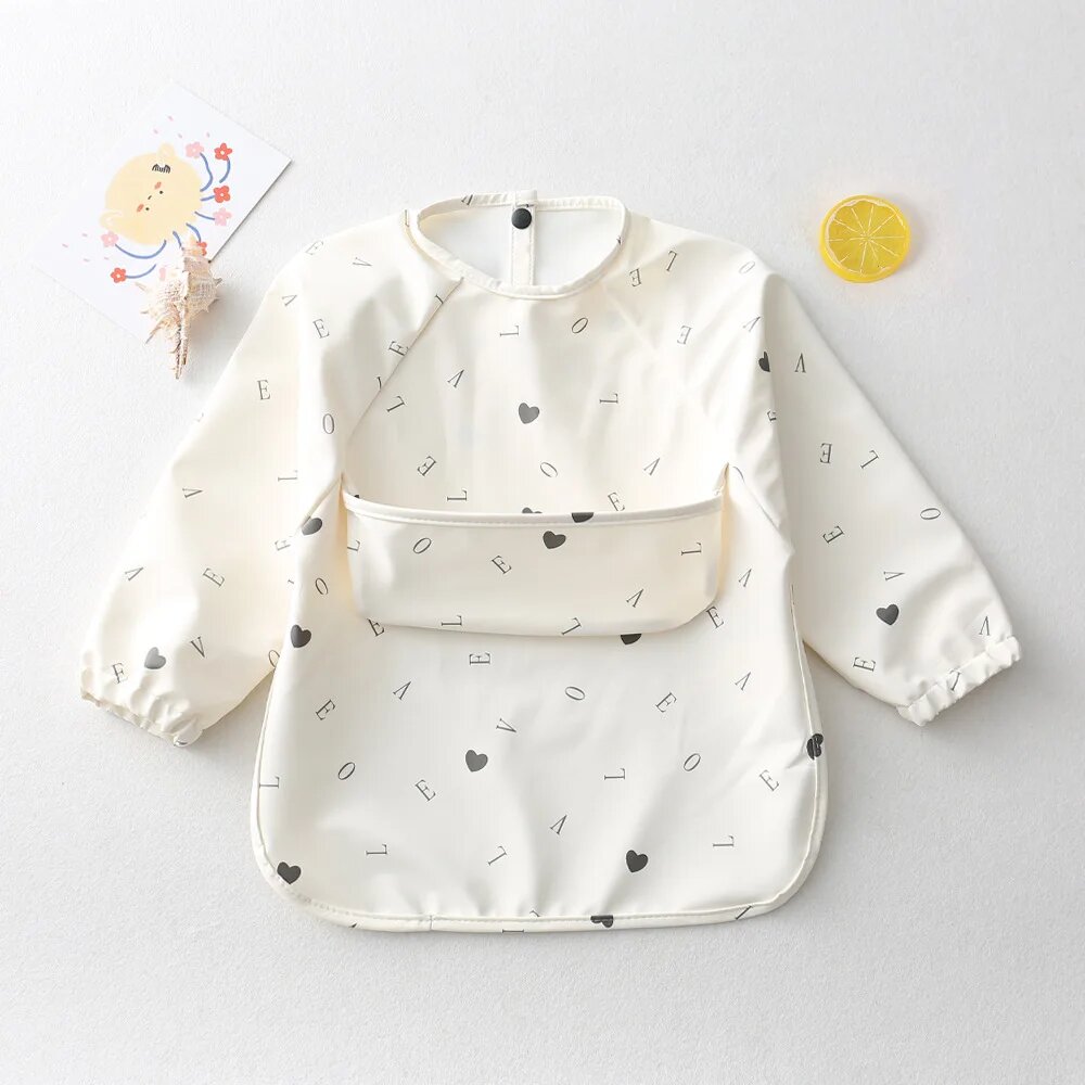 Полиуретановые нагрудники Easy Wear для детей, White Letters, S (6-12 Months)