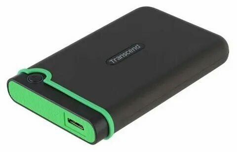 Внешний жесткий диск Transcend 1TB, прорезиненный, 2.5", USB 3.0 — фото 1