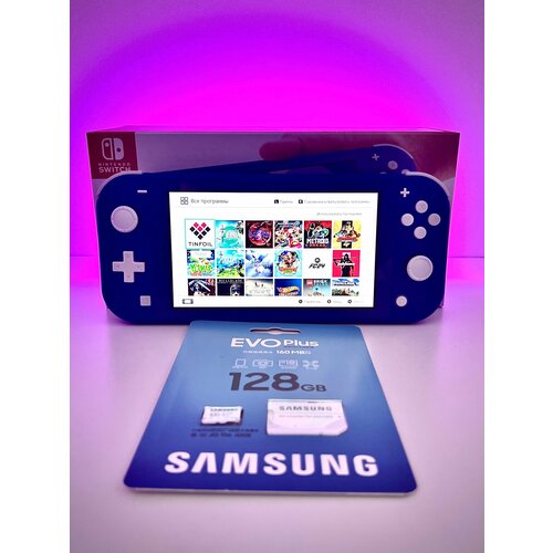 Nintendo Switch Lite карта памяти Samsung EVO 128gb серый 25380₽