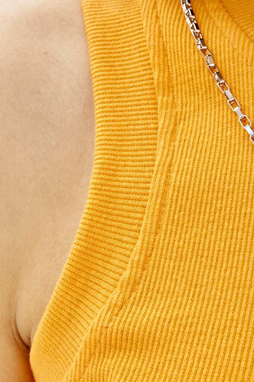 Топ Selfie, размер M, оранжевый — фото 1