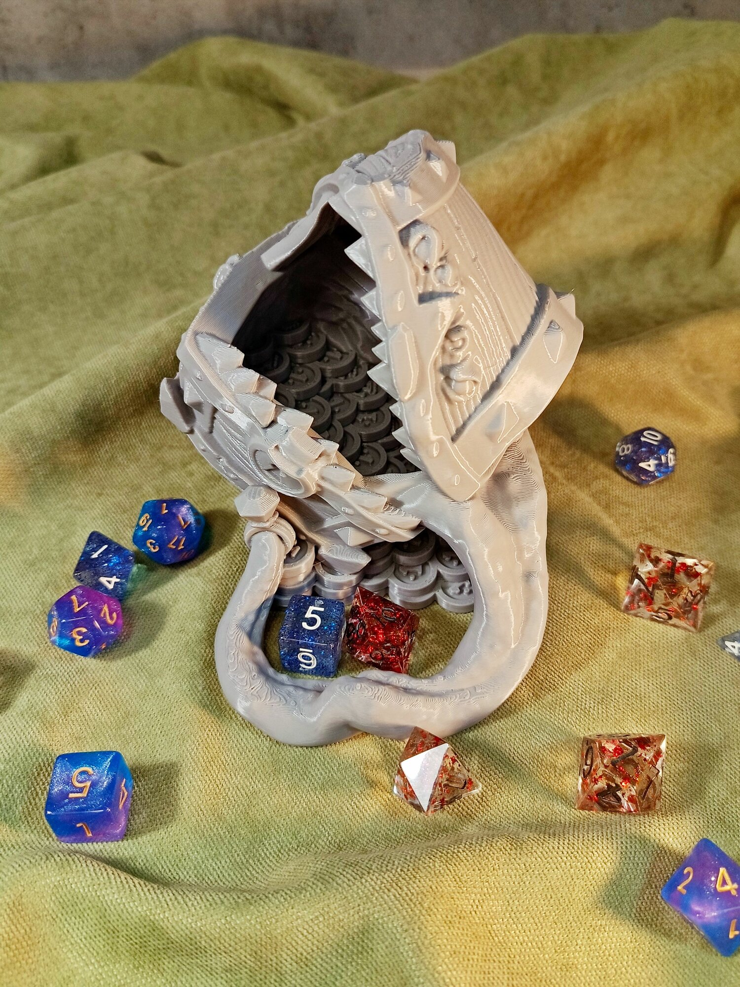 Башня для кубиков дайсов "Мимик" днд Dice Tower Дайстауэр DnD — фото 1