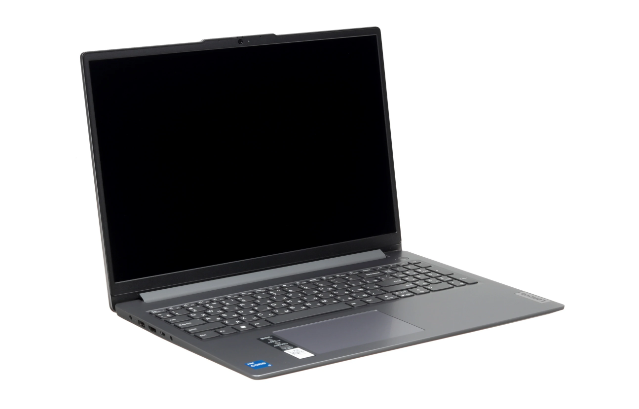 16" Ноутбук Lenovo IdeaPad Slim 3 Gen 8, Intel Core i5-12450H (4.4 ГГц), RAM 16 ГБ DDR5 (4800Мгц) SSD 512 ГБ, Windows 11 Home + Office 2021, Серый, Русская раскладка — фото 1