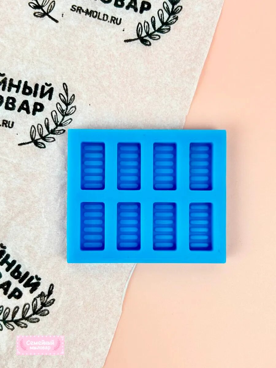 Форма / молд силиконовый для мини кирпичей Мини стройка — фото 1