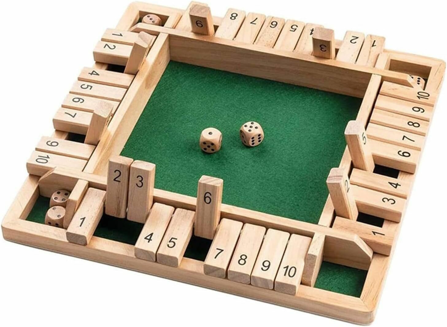 Настольная игра для компании "Закрой коробку" (Shut The Box)