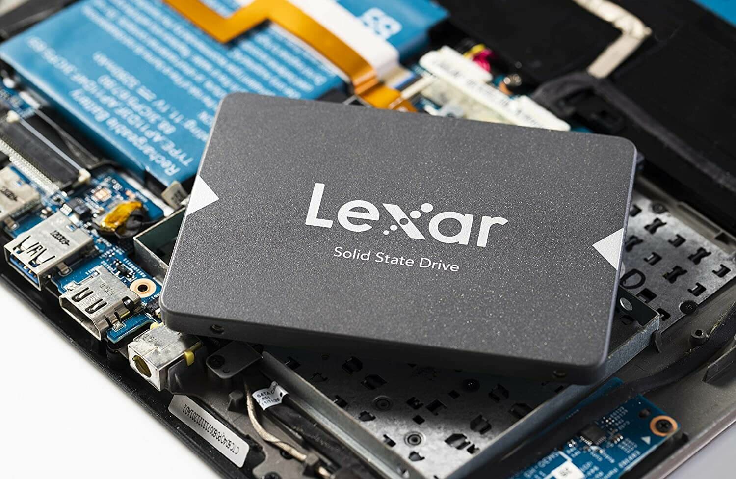 Жесткий диск SSD 512 ГБ, Lexar NS100 2,5 дюйма SATA 6 Гбит/с — фото 1