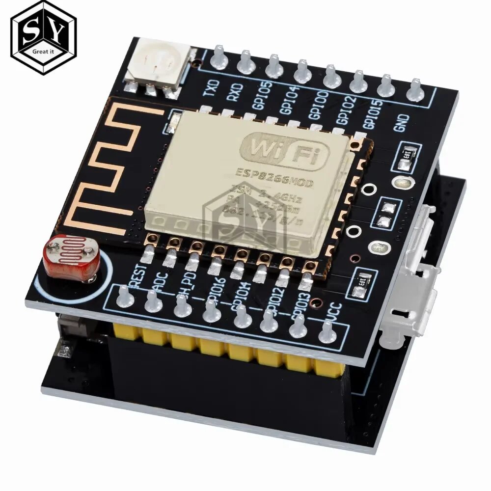 ESP8266 серийная плата WIFI Witty Cloud Development Board ESP-12F модуль MINI nodemcu для Arduino
